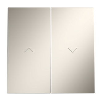 Клавиши для выключателя жалюзи, кашемир Voltum S70 VLS002503, Пластик Soft touch