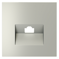 Накладка для розетки компьютерной RJ45 кат.6, сталь Voltum S70 VLS001305, Пластик Soft touch