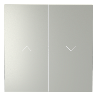 Клавиши для выключателя жалюзи, сталь Voltum S70 VLS002505, Пластик Soft touch