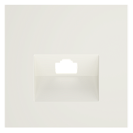 Накладка для розетки компьютерной RJ45 кат.6, S70, хлопок Voltum VLS001313