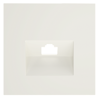 Накладка для розетки компьютерной RJ45 кат.6, S70, хлопок Voltum VLS001313