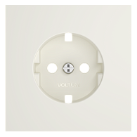Накладка для розетки с заземлением, S70, хлопок Voltum VLS000613