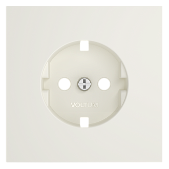 Накладка для розетки с заземлением, S70, хлопок Voltum VLS000613