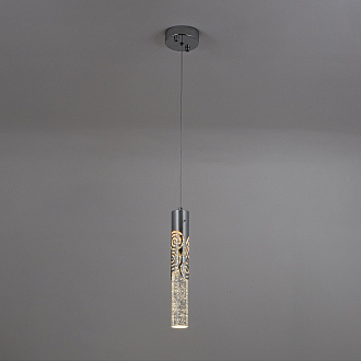 Подвесной светильник 10*10*112 см, LED 5W, 4000K, Хром MODELUX ML.88963.1 CR