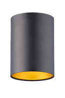 Светильник Ø96 x H130, мм, 35W 4000K, BK/GOLD (Черный+Золото) Rilon HDL-3160-130-BK/Gold