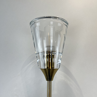 Бра TORCHE DE VERRE wall lamp 10*10*51 см, 1*G9*40W, ImperiumLoft 44.394, Латунь