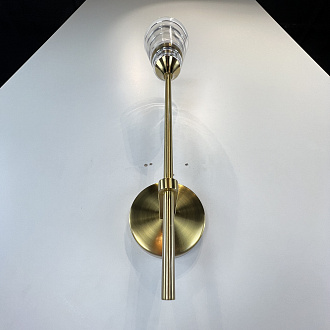 Бра TORCHE DE VERRE wall lamp 10*10*51 см, 1*G9*40W, ImperiumLoft 44.394, Латунь
