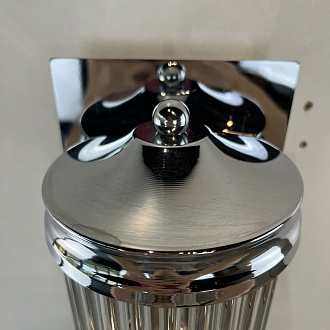 Бра Eichholtz Wall Lamp Glorious M 13*13*30 см, 1*E14*40W, ImperiumLoft 44.404, Хром