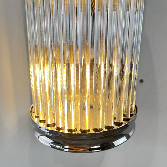 Бра Eichholtz Wall Lamp Glorious M 13*13*30 см, 1*E14*40W, ImperiumLoft 44.404, Хром