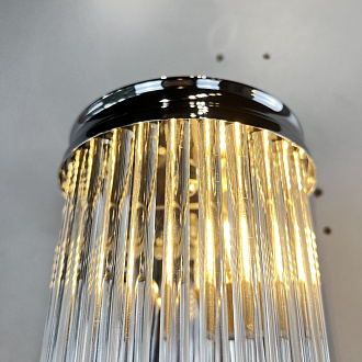 Бра Eichholtz Wall Lamp Glorious M 13*13*30 см, 1*E14*40W, ImperiumLoft 44.404, Хром