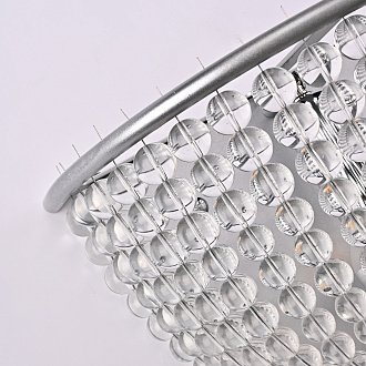 Бра Jacqueline Sconce White 25*25*26 см, 1*E14*40W, ImperiumLoft 44.444, Серебристый, Латунь