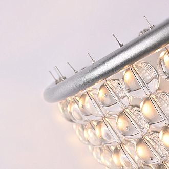 Бра Jacqueline Sconce White 25*25*26 см, 1*E14*40W, ImperiumLoft 44.444, Серебристый, Латунь