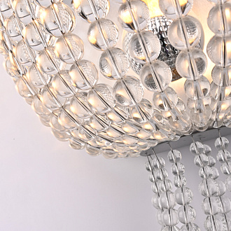 Бра Jacqueline Sconce White 25*25*26 см, 1*E14*40W, ImperiumLoft 44.444, Серебристый, Латунь