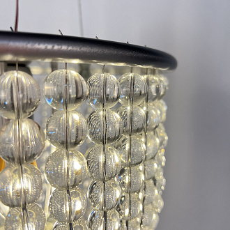 Потолочная люстра Jacqueline White Sconce 25*25*26 см, 1*E14*40W, ImperiumLoft 44.444, Серебристый