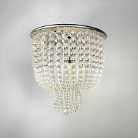 Потолочная люстра Jacqueline White Sconce 25*25*26 см, 1*E14*40W, ImperiumLoft 44.444, Серебристый