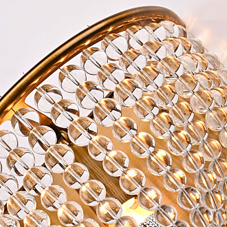 Бра Jacqueline Sconce Brass 25*25*26 см, 1*E14*40W, ImperiumLoft 44.444, Латунь