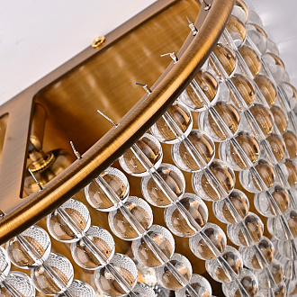 Бра Jacqueline Sconce Brass 25*25*26 см, 1*E14*40W, ImperiumLoft 44.444, Латунь