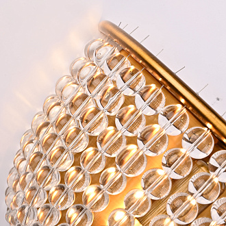 Бра Jacqueline Sconce Brass 25*25*26 см, 1*E14*40W, ImperiumLoft 44.444, Латунь