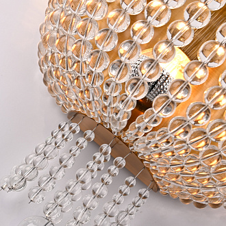Бра Jacqueline Sconce Brass 25*25*26 см, 1*E14*40W, ImperiumLoft 44.444, Латунь