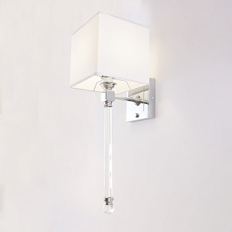 Бра Regina Andrew Crystal Sconce 17,7*15,4*59 см, 1*E14*40W, ImperiumLoft 44.466, Серебристый, Прозрачный