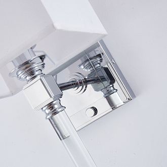 Бра Regina Andrew Crystal Sconce 17,7*15,4*59 см, 1*E14*40W, ImperiumLoft 44.466, Серебристый, Прозрачный
