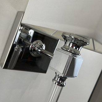 Бра Regina Andrew Crystal Sconce 17,7*15,4*59 см, 1*E14*40W, ImperiumLoft 44.466, Серебристый, Прозрачный