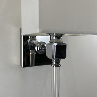 Бра Regina Andrew Crystal Sconce 17,7*15,4*59 см, 1*E14*40W, ImperiumLoft 44.466, Серебристый, Прозрачный