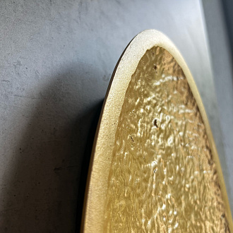 Бра Corrugation Gold 20*18*18 см, 2*G9*40W, ImperiumLoft 44.642, Чёрный, Золотистый, Серебристый