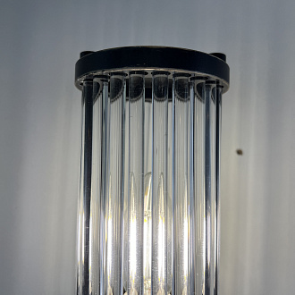 Бра Ralph Lauren Allen Single Sconce 13*12*27 см, 1*E14*60W, ImperiumLoft 44.664, Чёрный