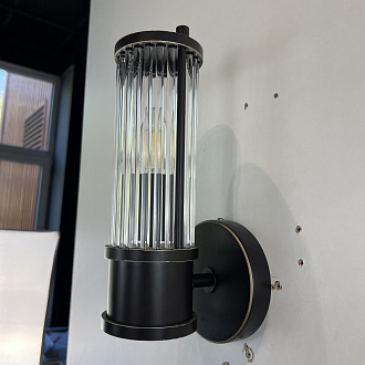 Бра Ralph Lauren Allen Single Sconce 13*12*27 см, 1*E14*60W, ImperiumLoft 44.664, Чёрный