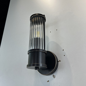 Бра Ralph Lauren Allen Single Sconce 13*12*27 см, 1*E14*60W, ImperiumLoft 44.664, Чёрный