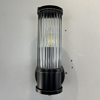 Бра Ralph Lauren Allen Single Sconce 13*12*27 см, 1*E14*60W, ImperiumLoft 44.664, Чёрный