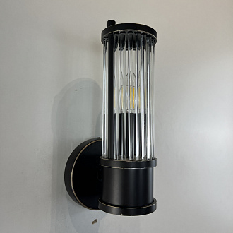 Бра Ralph Lauren Allen Single Sconce 13*12*27 см, 1*E14*60W, ImperiumLoft 44.664, Чёрный