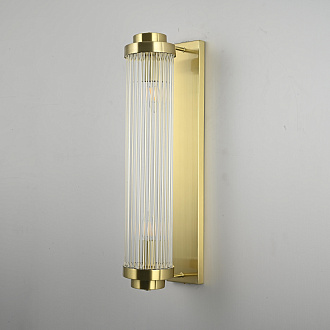 Бра Brass Kiosk 60 20*12*60 см, 2*E14*40W, ImperiumLoft 44.683-0, Латунь