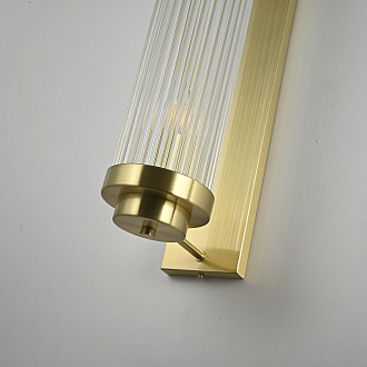 Бра Brass Kiosk 60 20*12*60 см, 2*E14*40W, ImperiumLoft 44.683-0, Латунь
