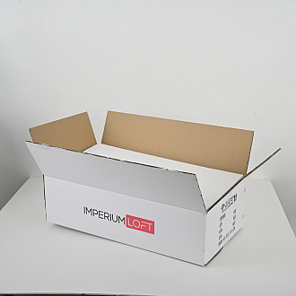 Бра Brass Kiosk 60 20*12*60 см, 2*E14*40W, ImperiumLoft 44.683-0, Латунь