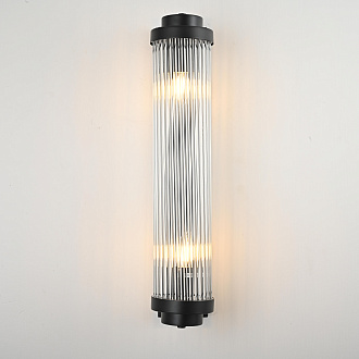 Бра Kiosk Black 60 12*12*60 см, 2*E14*40W, ImperiumLoft 44.683-0, Чёрный