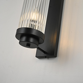 Бра Kiosk Black 60 12*12*60 см, 2*E14*40W, ImperiumLoft 44.683-0, Чёрный