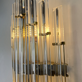 Бра Art Wall Luxury 2 9*22*50 см, 2*E14*40W, ImperiumLoft 44.721, Золотистый