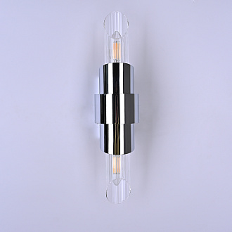 Бра Tycho Mini Wall Light Silver 5,5*9*40 см, 2*E14*40W, ImperiumLoft 44.723, Серебристый