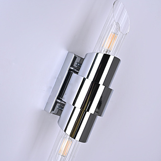 Бра Tycho Mini Wall Light Silver 5,5*9*40 см, 2*E14*40W, ImperiumLoft 44.723, Серебристый
