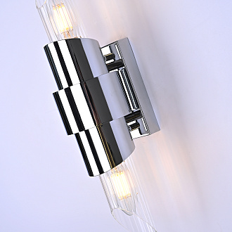 Бра Tycho Mini Wall Light Silver 5,5*9*40 см, 2*E14*40W, ImperiumLoft 44.723, Серебристый