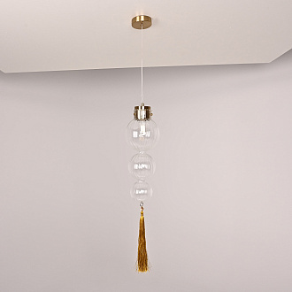 Подвесной светильник Heathfield Lighting - Medina Pendant Gold 17*17*80 см, 1*GX53*60W, ImperiumLoft 40.2682-0, Золотистый