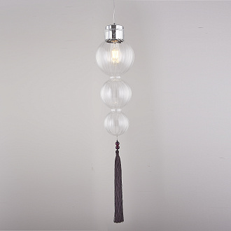 Подвесной светильник Heathfield Lighting - Medina Pendant Transparent 80*17*80 см, 1*E27*60W, ImperiumLoft 40.2682-0, Хром