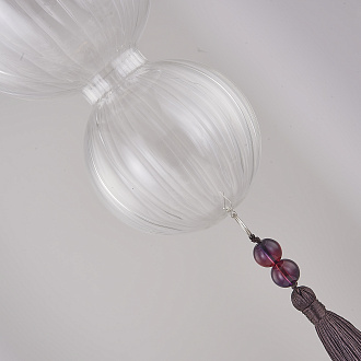 Подвесной светильник Heathfield Lighting - Medina Pendant Transparent 80*17*80 см, 1*E27*60W, ImperiumLoft 40.2682-0, Хром