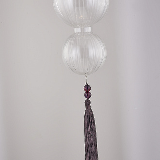Подвесной светильник Heathfield Lighting - Medina Pendant Transparent 80*17*80 см, 1*E27*60W, ImperiumLoft 40.2682-0, Хром