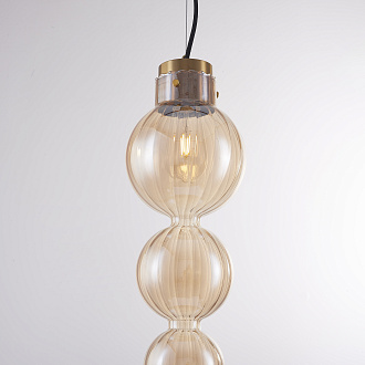 Подвесной светильник Heathfield Lighting - Medina Pendant Brown 17*17*80 см, 1*E27*60W, ImperiumLoft 40.2682-0, Золотистый