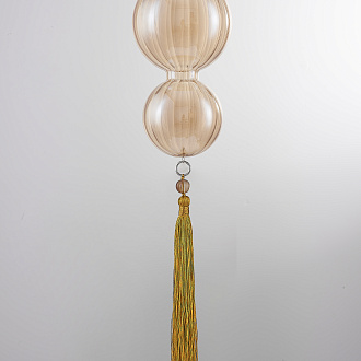Подвесной светильник Heathfield Lighting - Medina Pendant Brown 17*17*80 см, 1*E27*60W, ImperiumLoft 40.2682-0, Золотистый