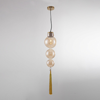 Подвесной светильник Heathfield Lighting - Medina Pendant Brown 17*17*80 см, 1*E27*60W, ImperiumLoft 40.2682-0, Золотистый