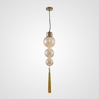 Подвесной светильник Heathfield Lighting - Medina Pendant Brown 17*17*80 см, 1*E27*60W, ImperiumLoft 40.2682-0, Золотистый
